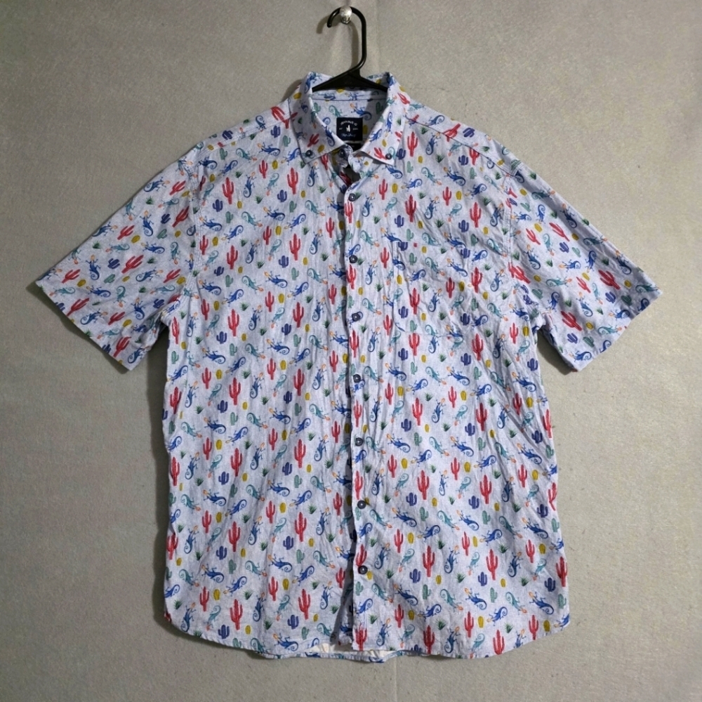 Johnnie O Mens Top Shelf Sedona Button Down Shirt JMWS2640 Size Large